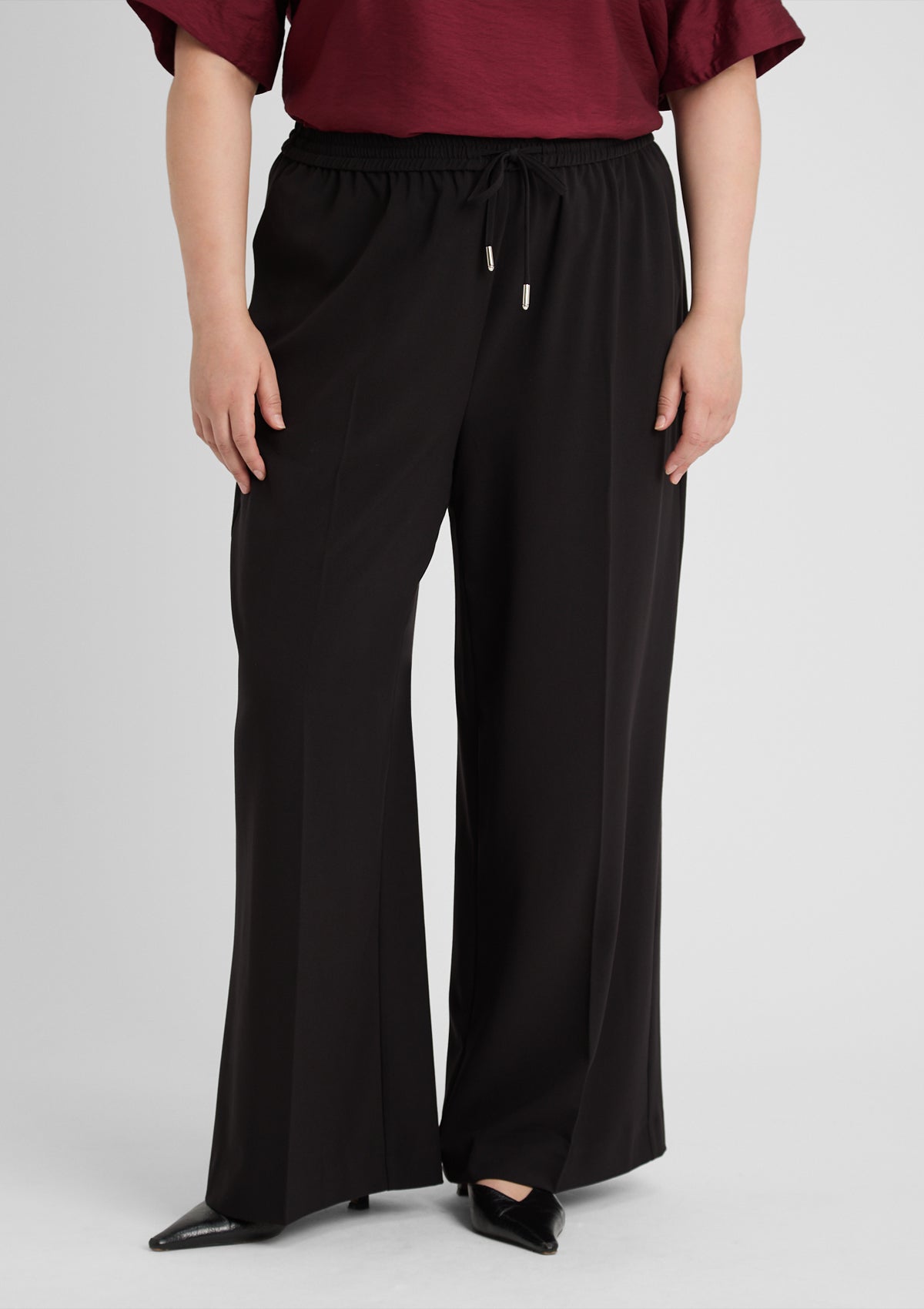 Curvy Hose 'Blanca' in schwarz 46