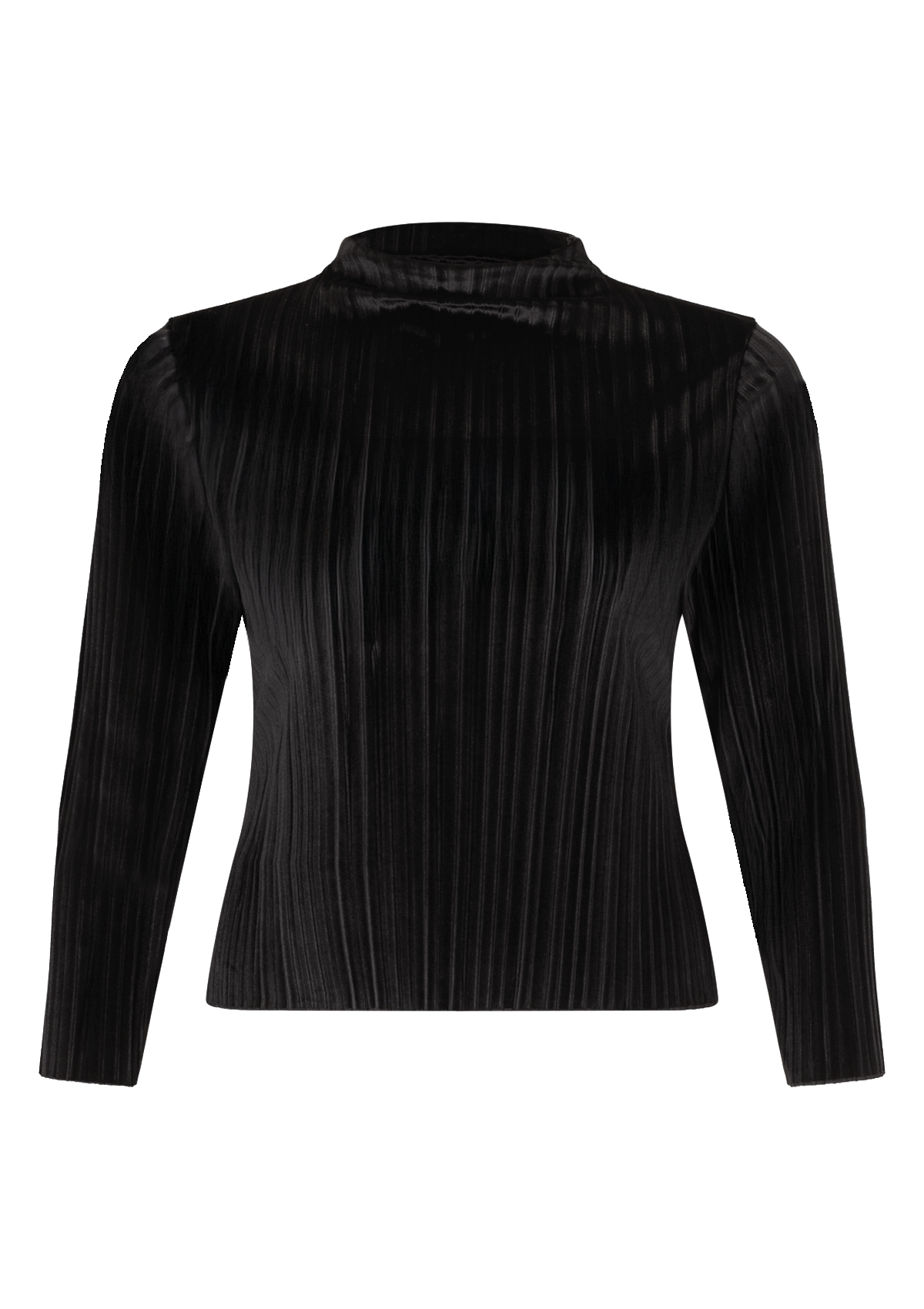 Curvy Shirt 'Felicitas' in schwarz 46