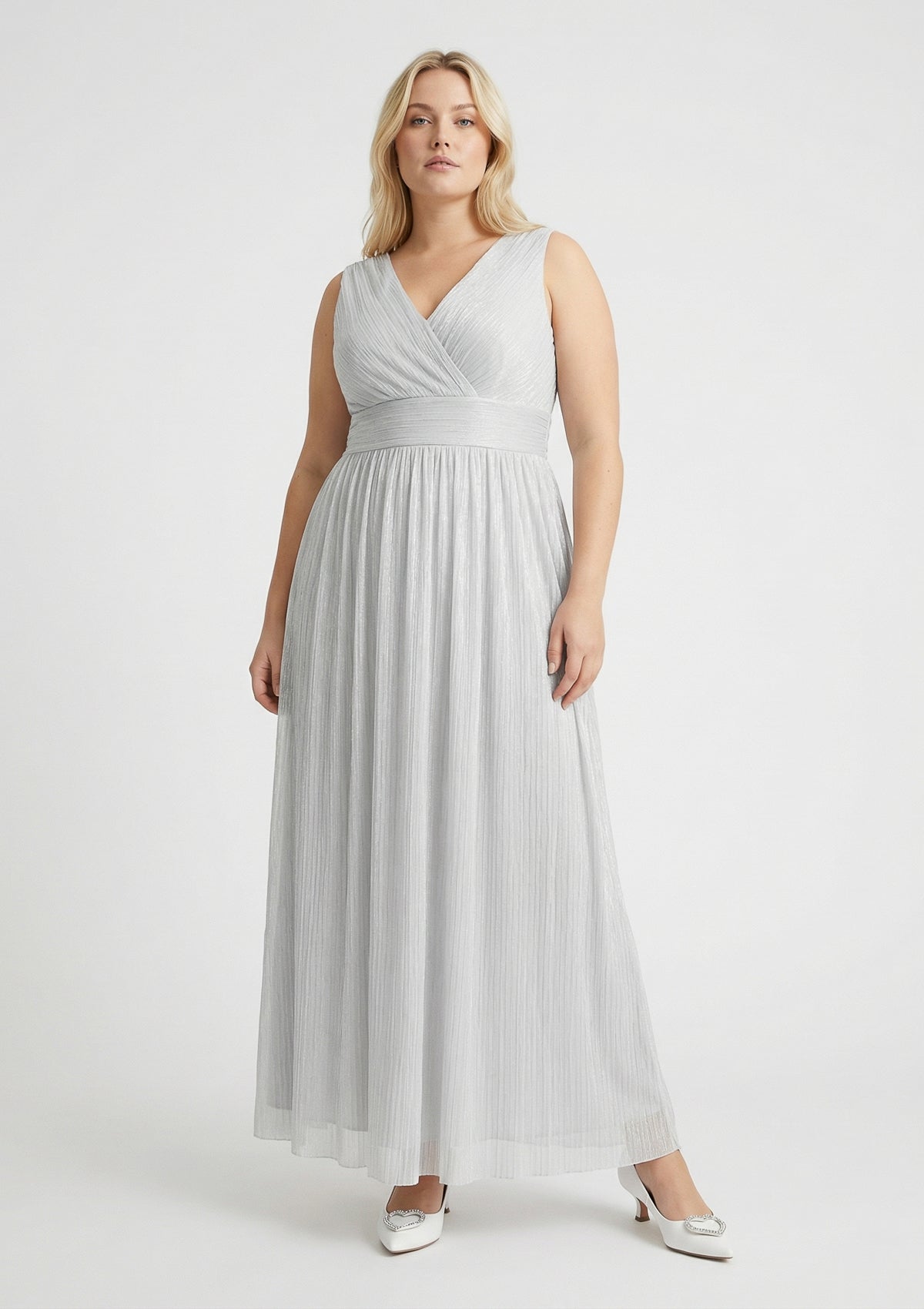 Curvy Kleid 'Lady in Silver' 46