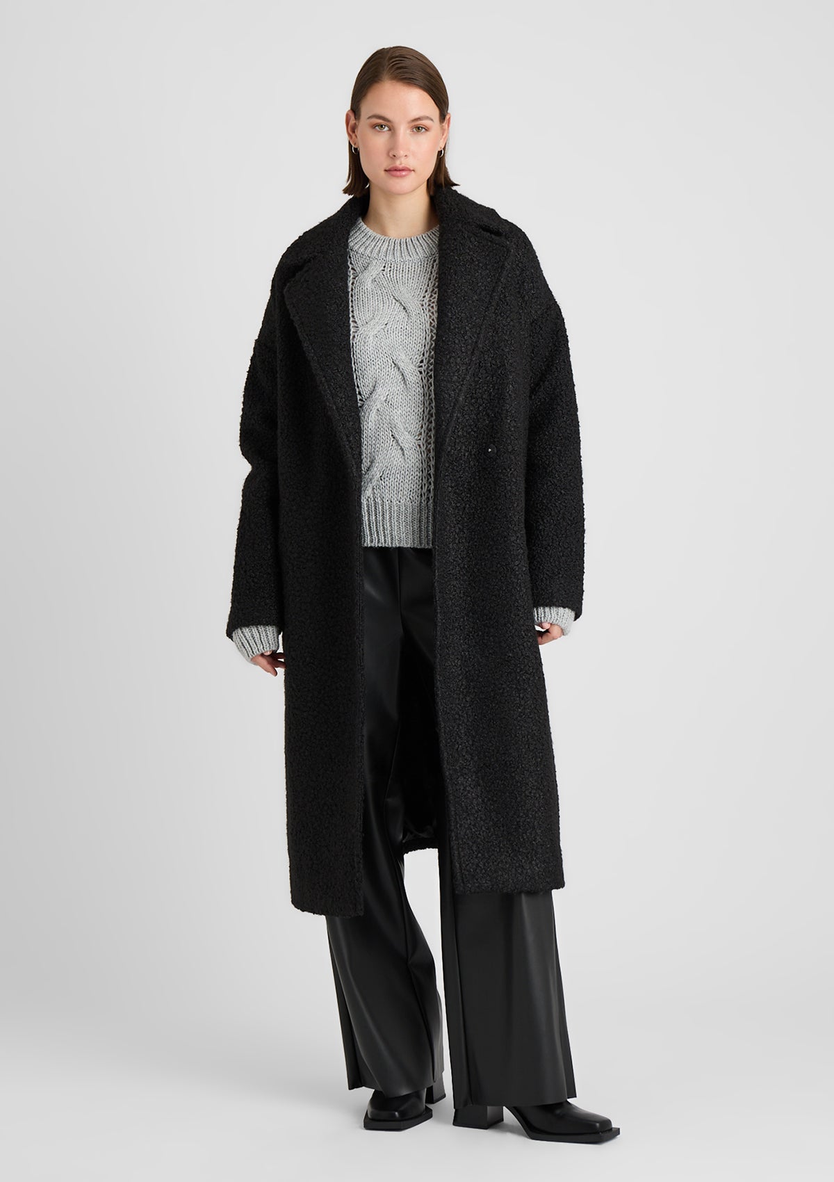 Mantel 'Mariam' in schwarz 34