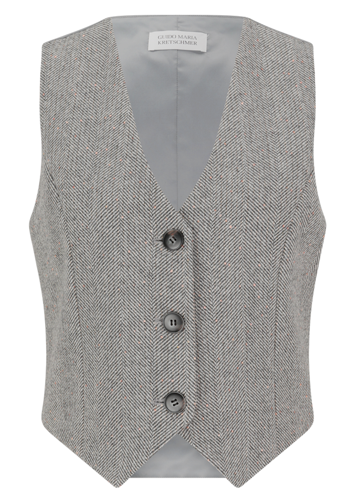 Damen Weste 'Loretta' in grau 34