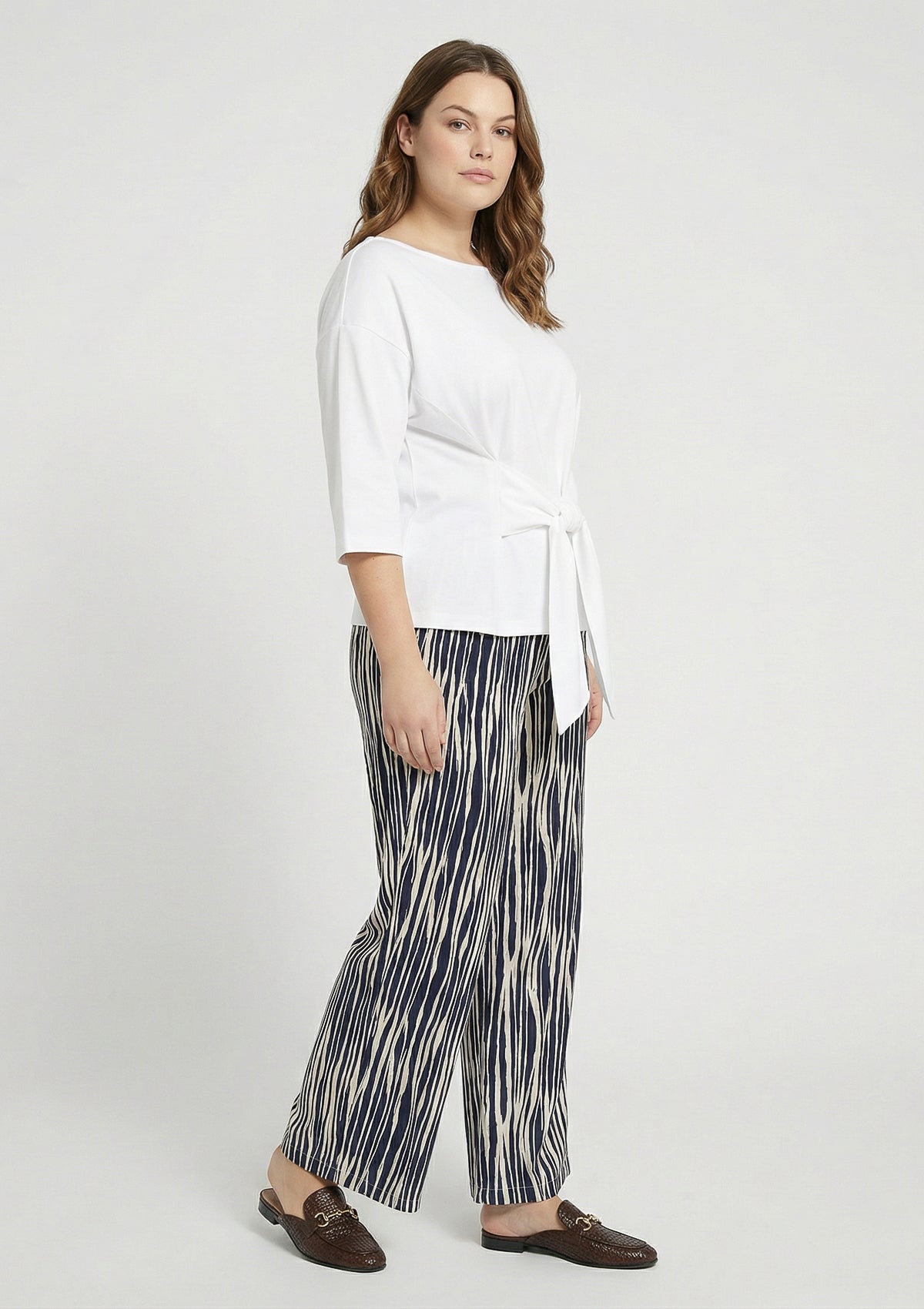 Curvy Shirt 'Dajana' weiß 52