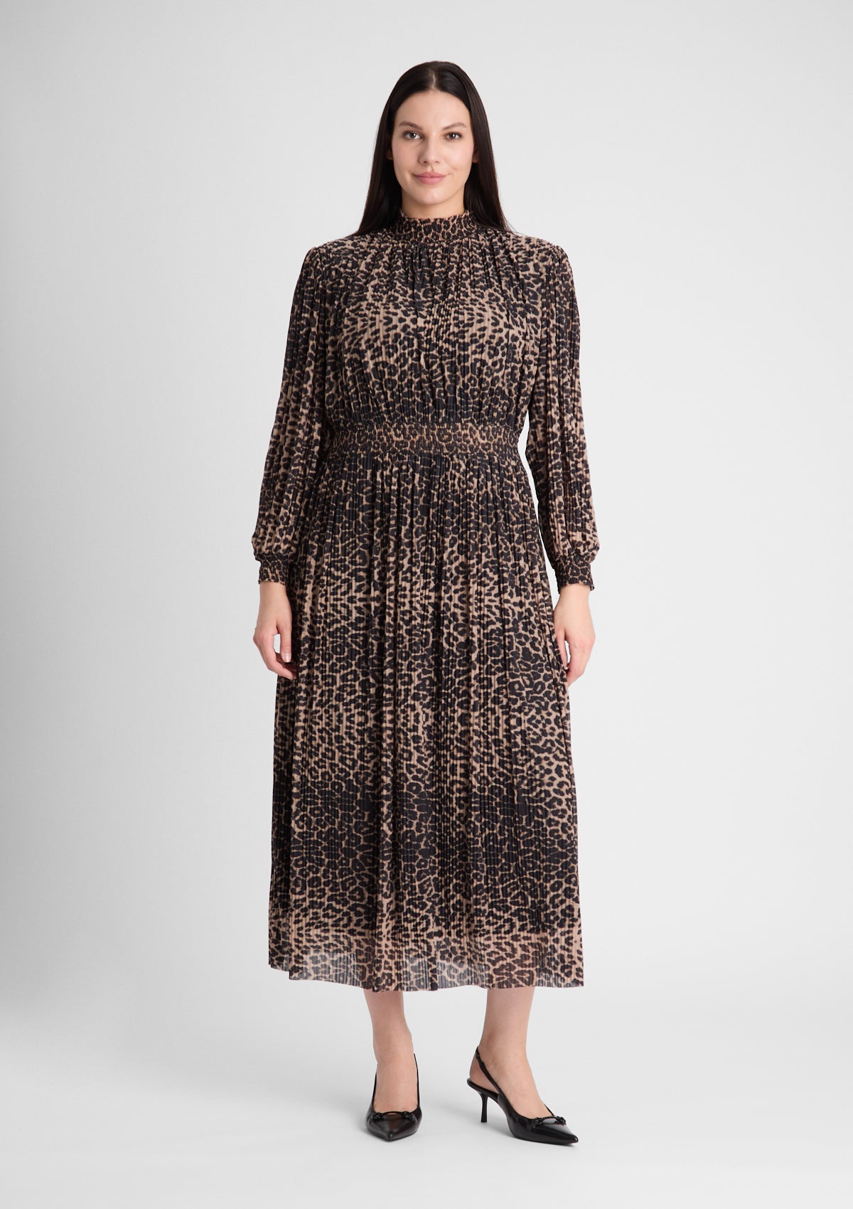 Curvy Kleid 'Julia' in Mischfarben 46