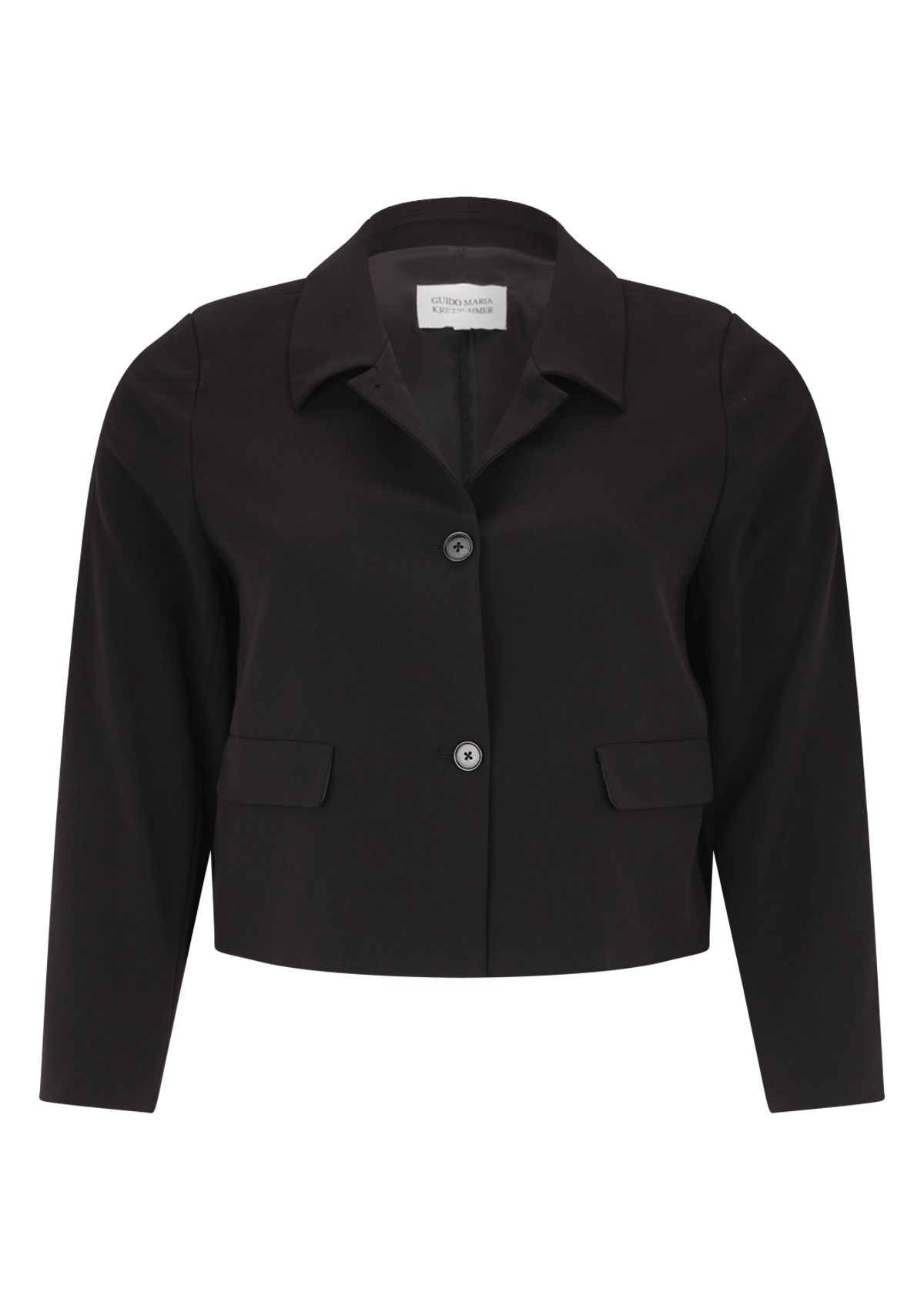 Curvy Jacke 'Betty' in schwarz 46