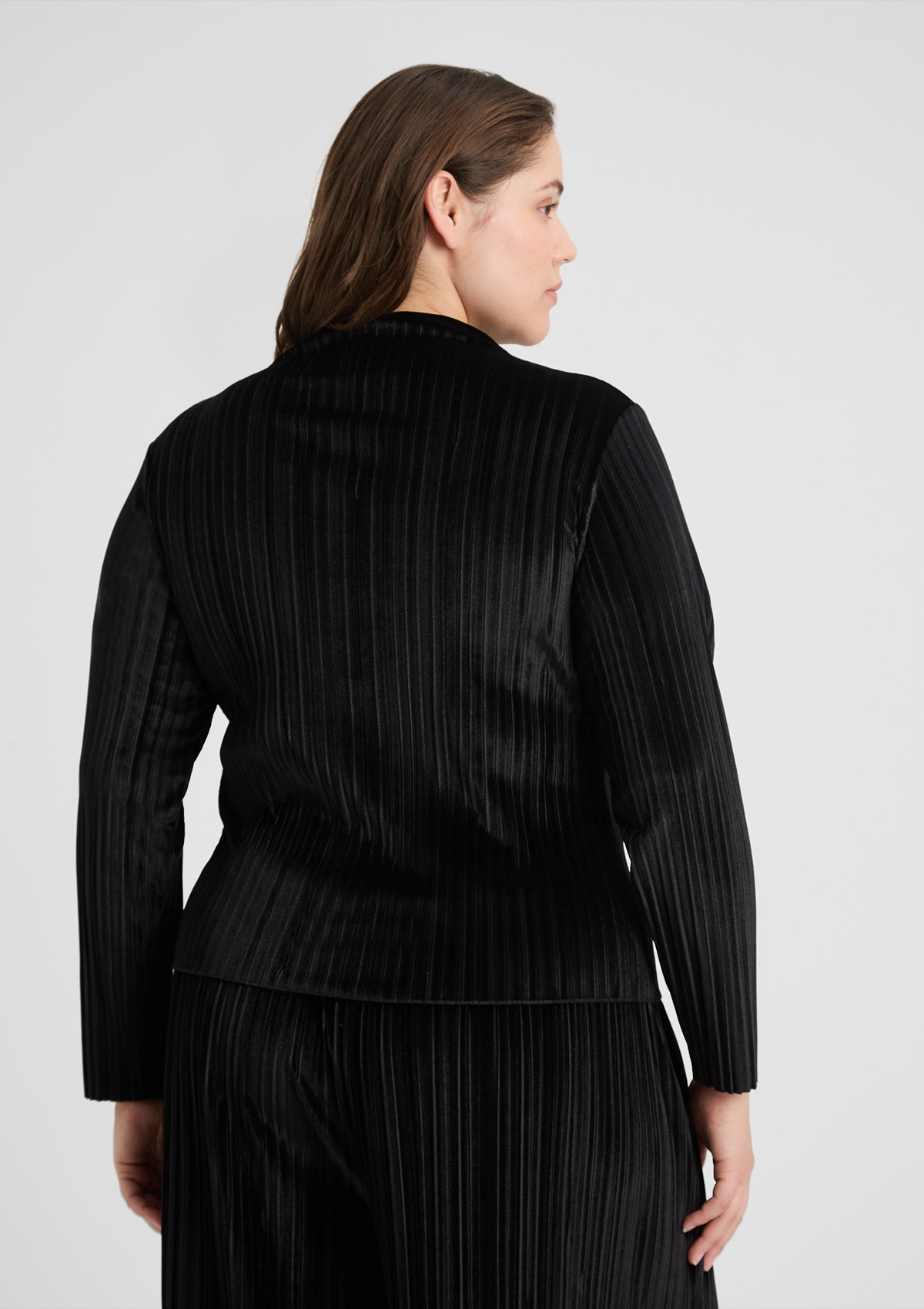 Curvy Shirt 'Felicitas' in schwarz 46