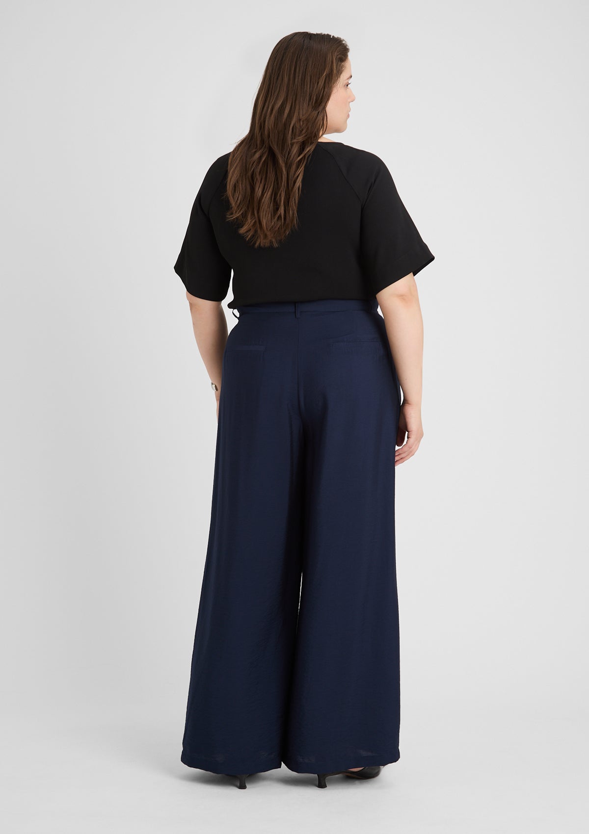 Curvy Hose 'Finja' in blau 46