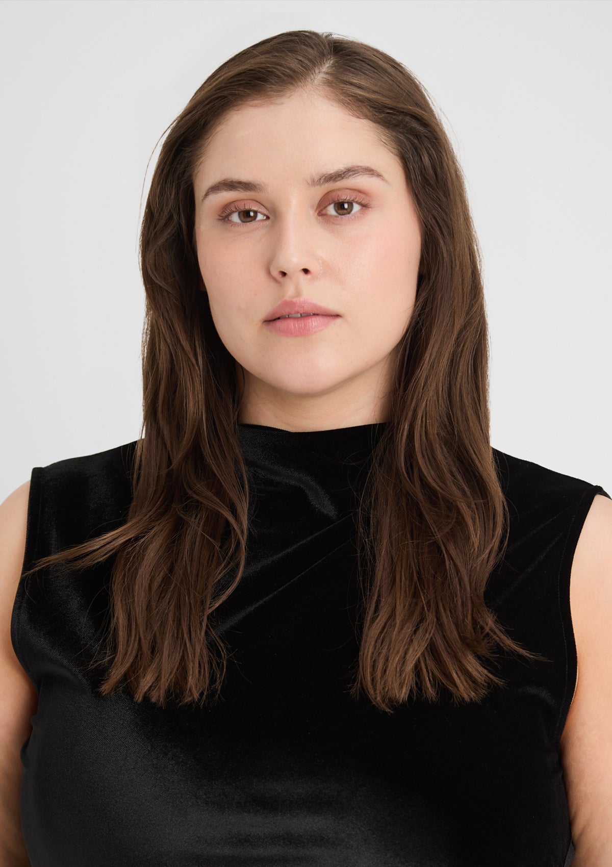 Curvy Kleid 'Felicitas' in schwarz 46