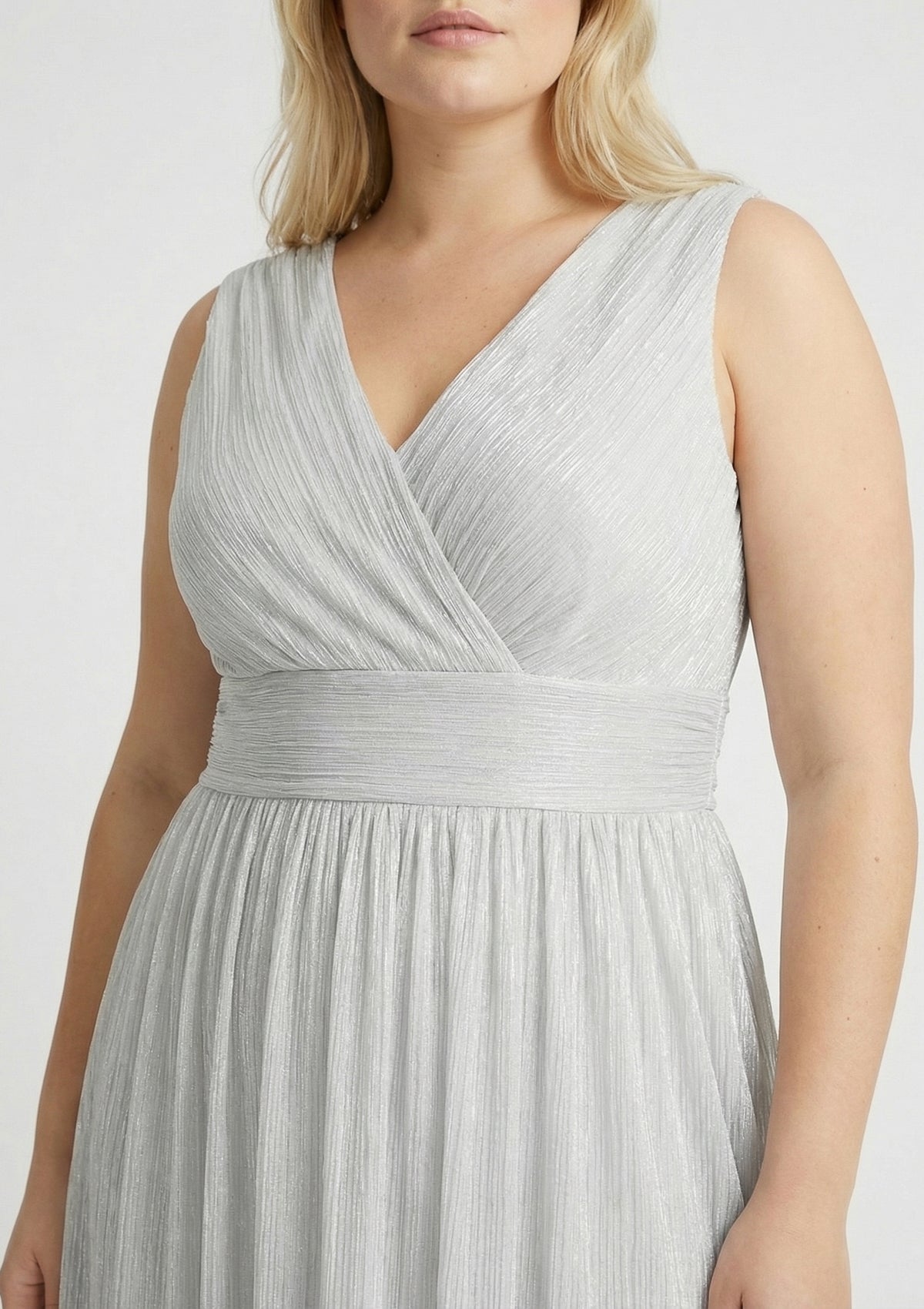 Curvy Kleid 'Lady in Silver' 46