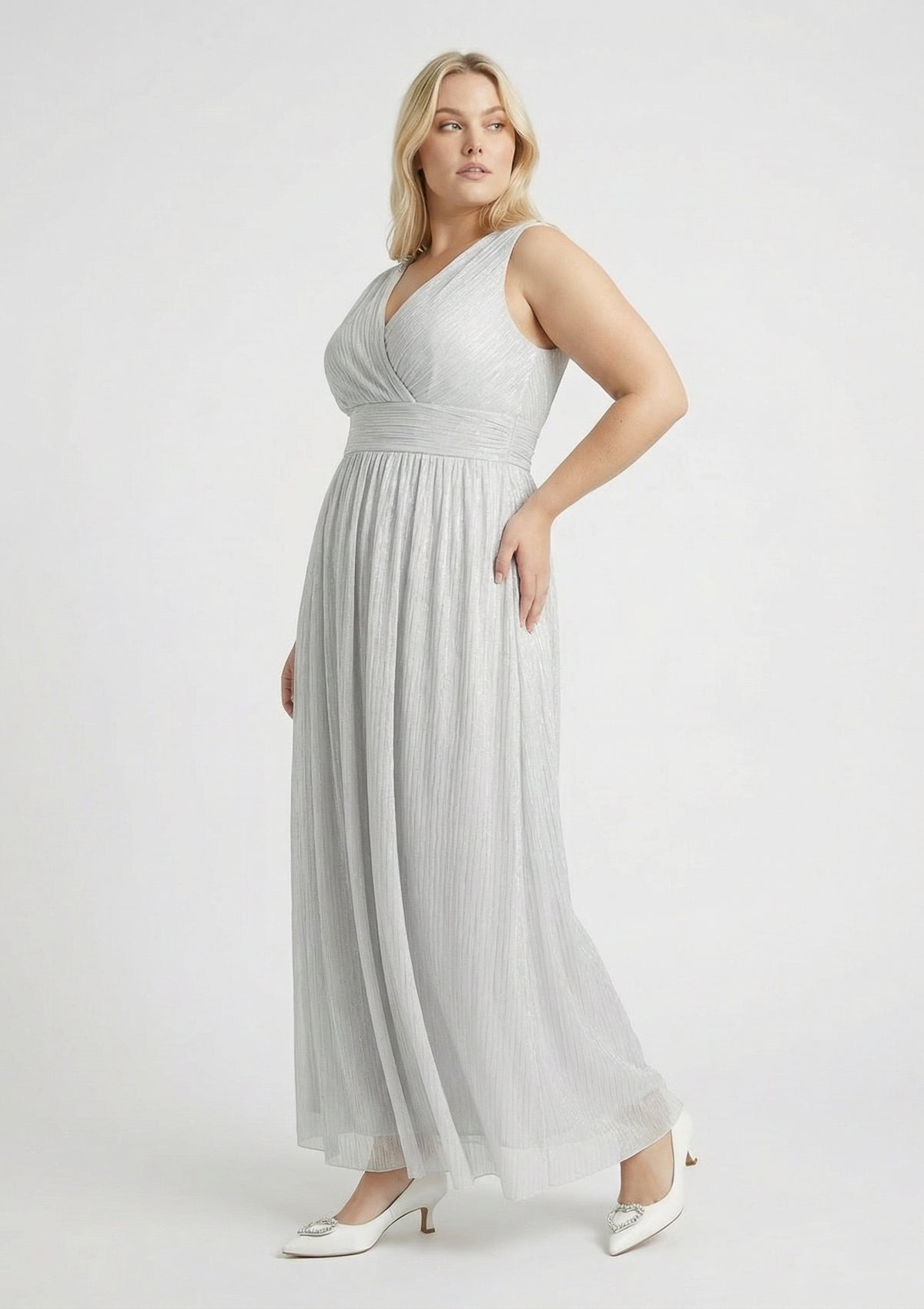 Curvy Kleid 'Lady in Silver'