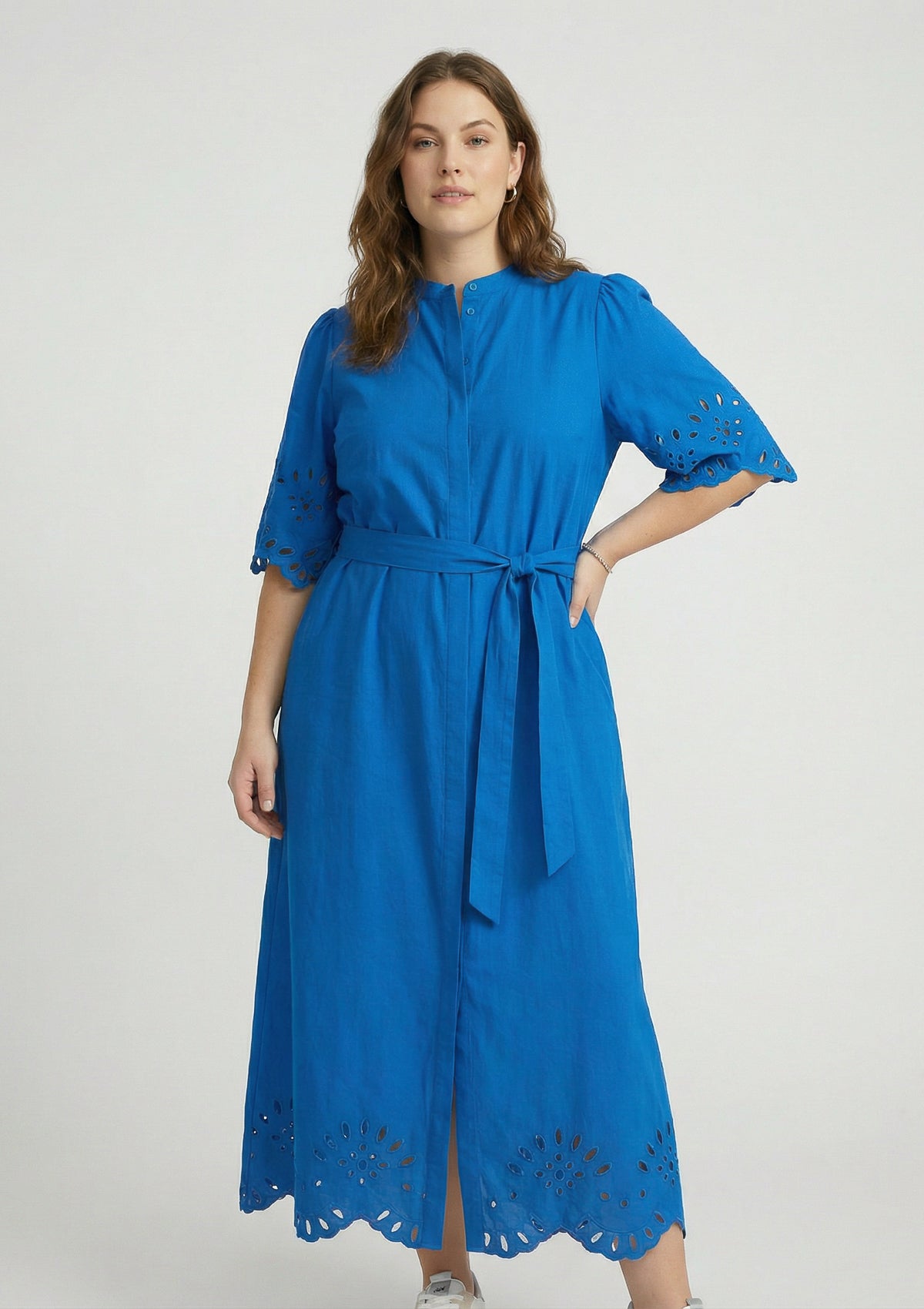 Curvy Kleid 'Marika' blau 52