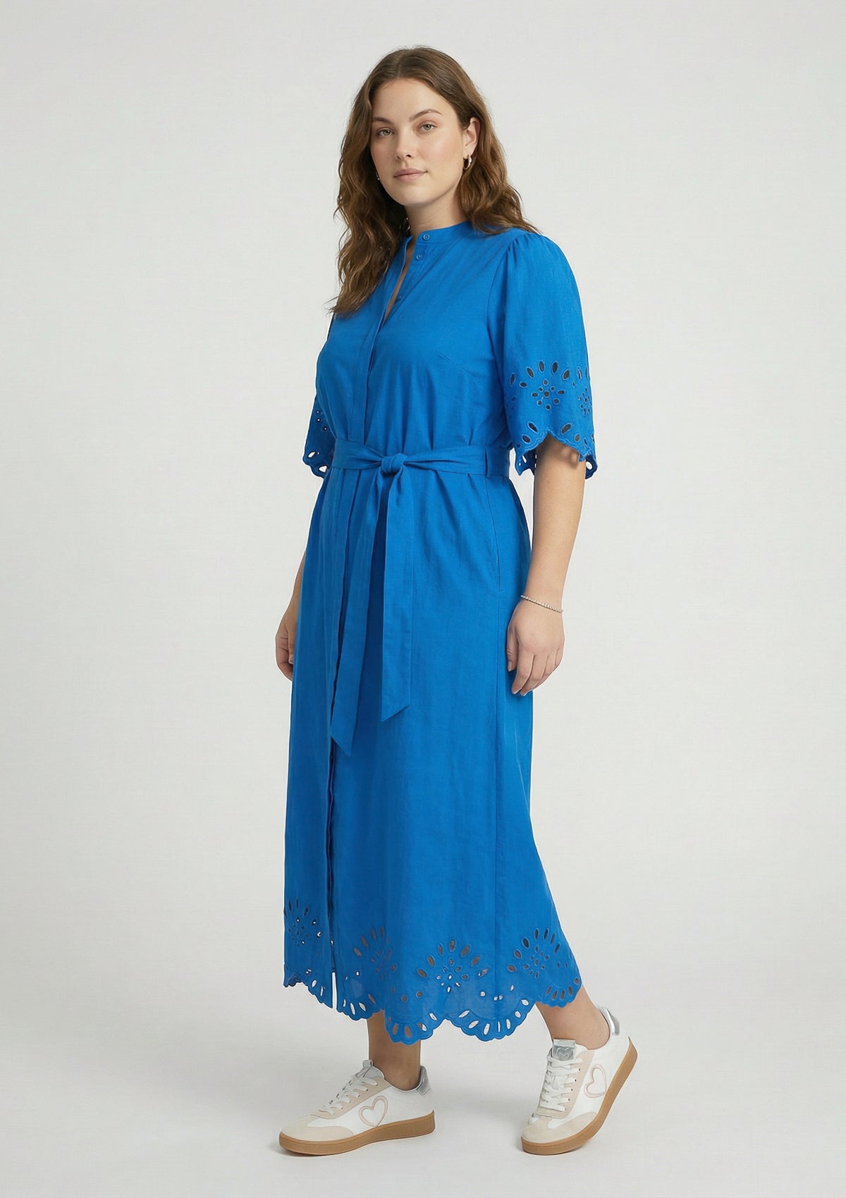 Curvy Kleid 'Marika' blau 52