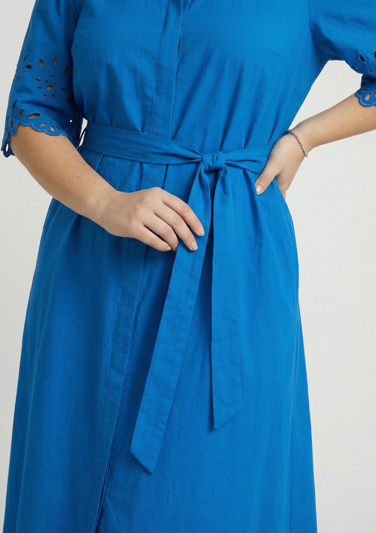Curvy Kleid 'Marika' blau 52