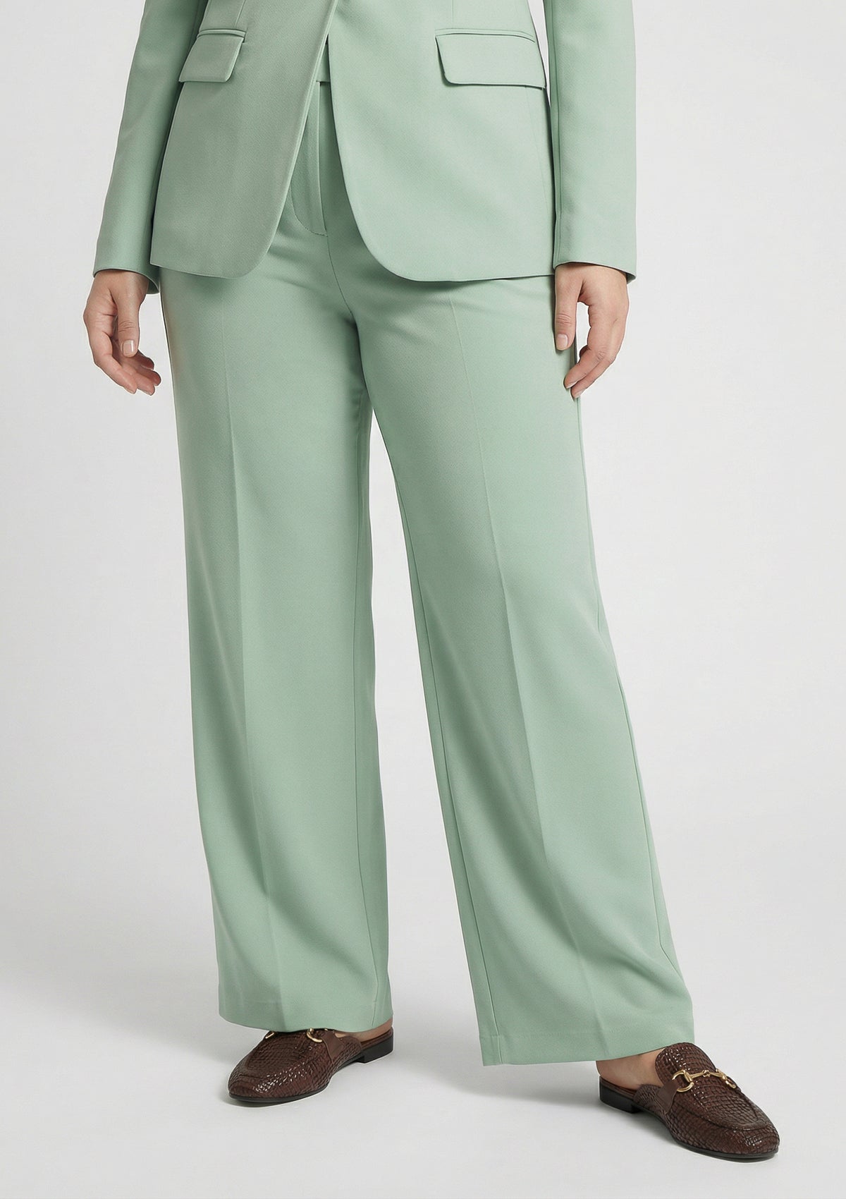 Curvy Hose 'Jana' grün 46