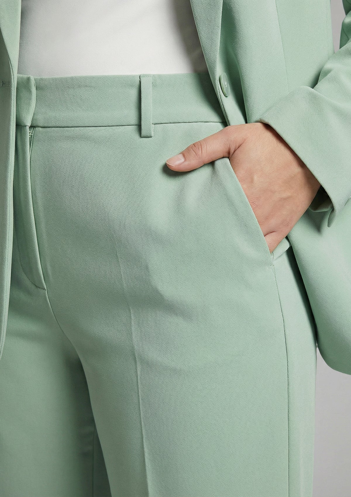 Curvy Hose 'Jana' grün 52