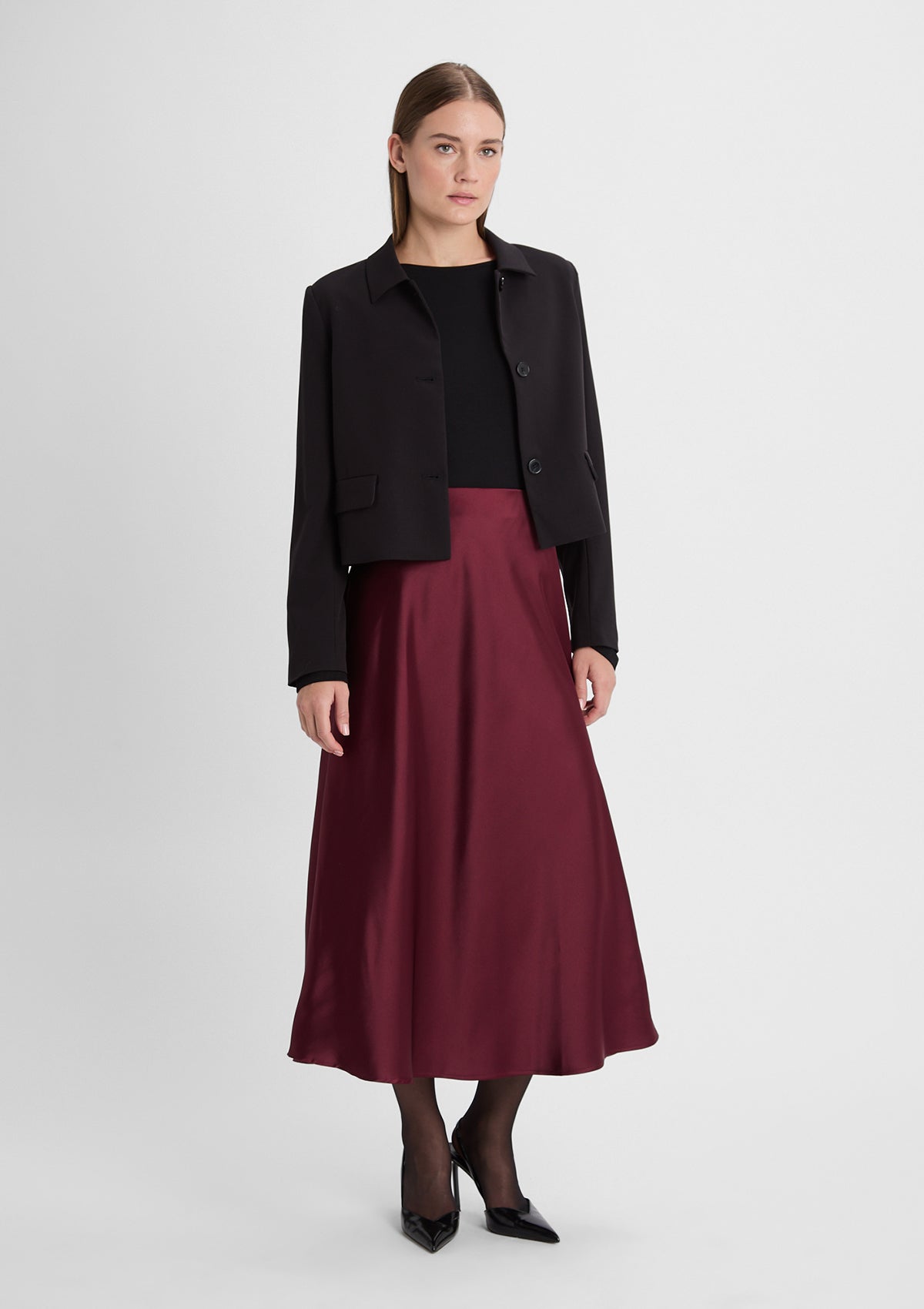 Damen Rock 'Fabiola' in rot2 34