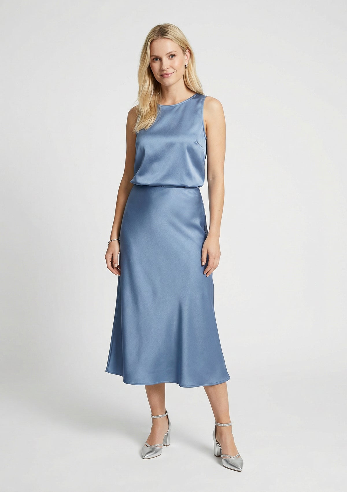 Damen Rock 'Fabiola' blau 44