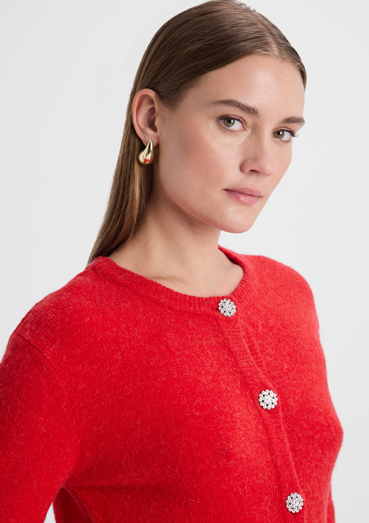 Damen Pullover 'Hanni' in rot 34