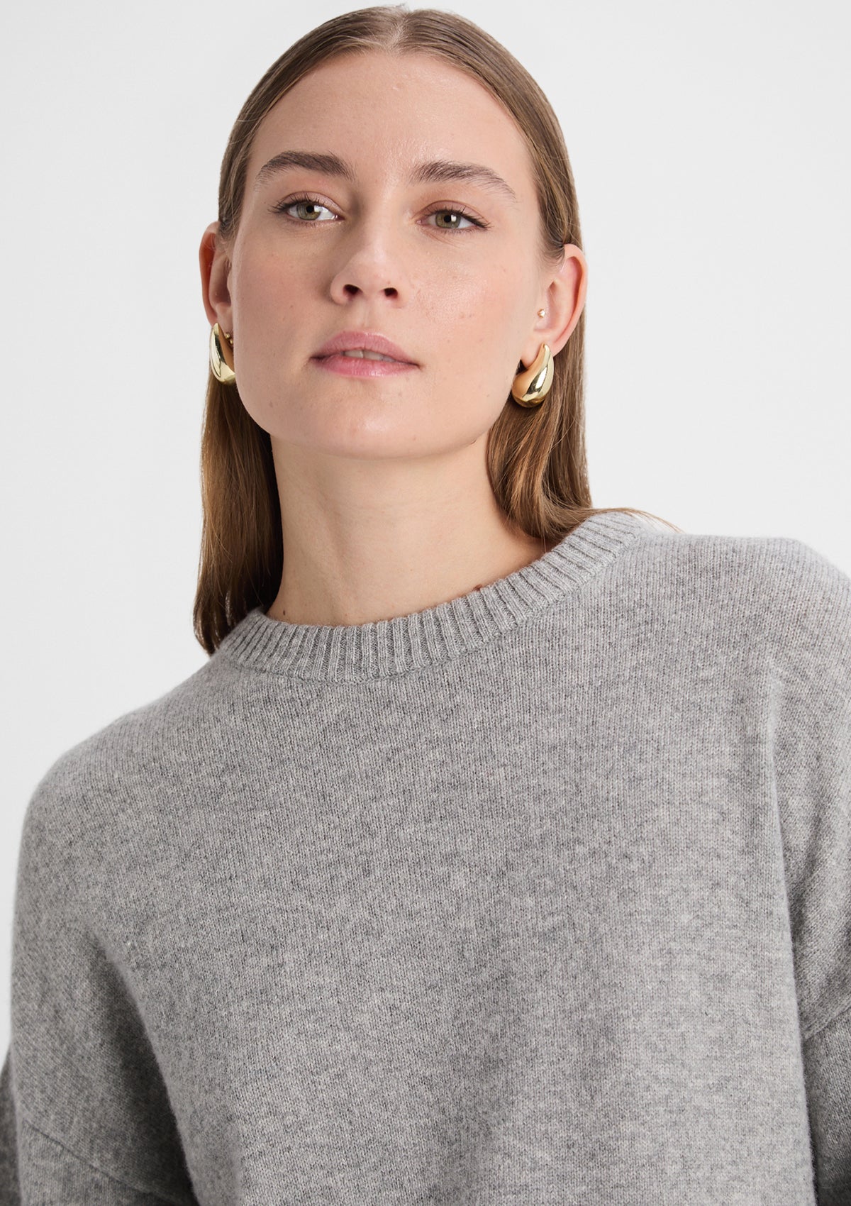 Damen Pullover 'Fiona' in grau 34