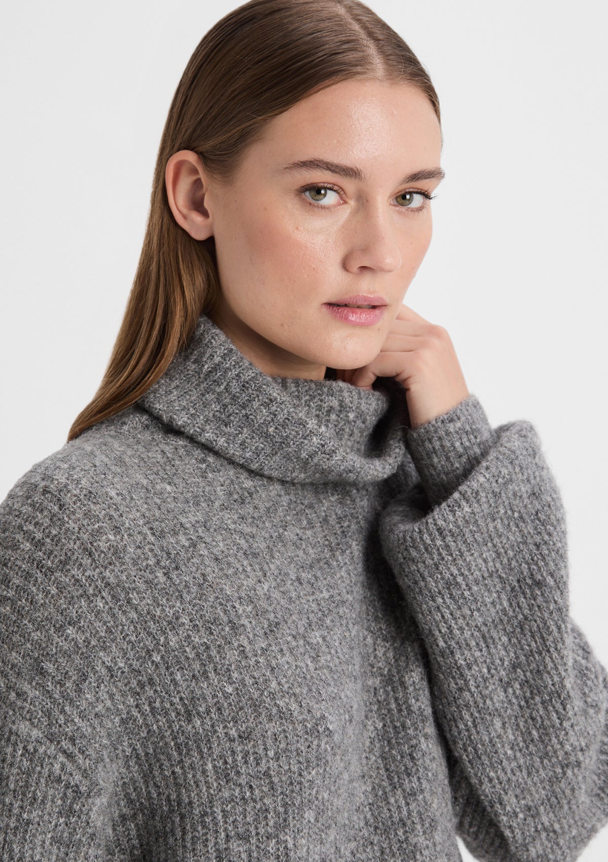 Damen Pullover 'Insa' in grau 34