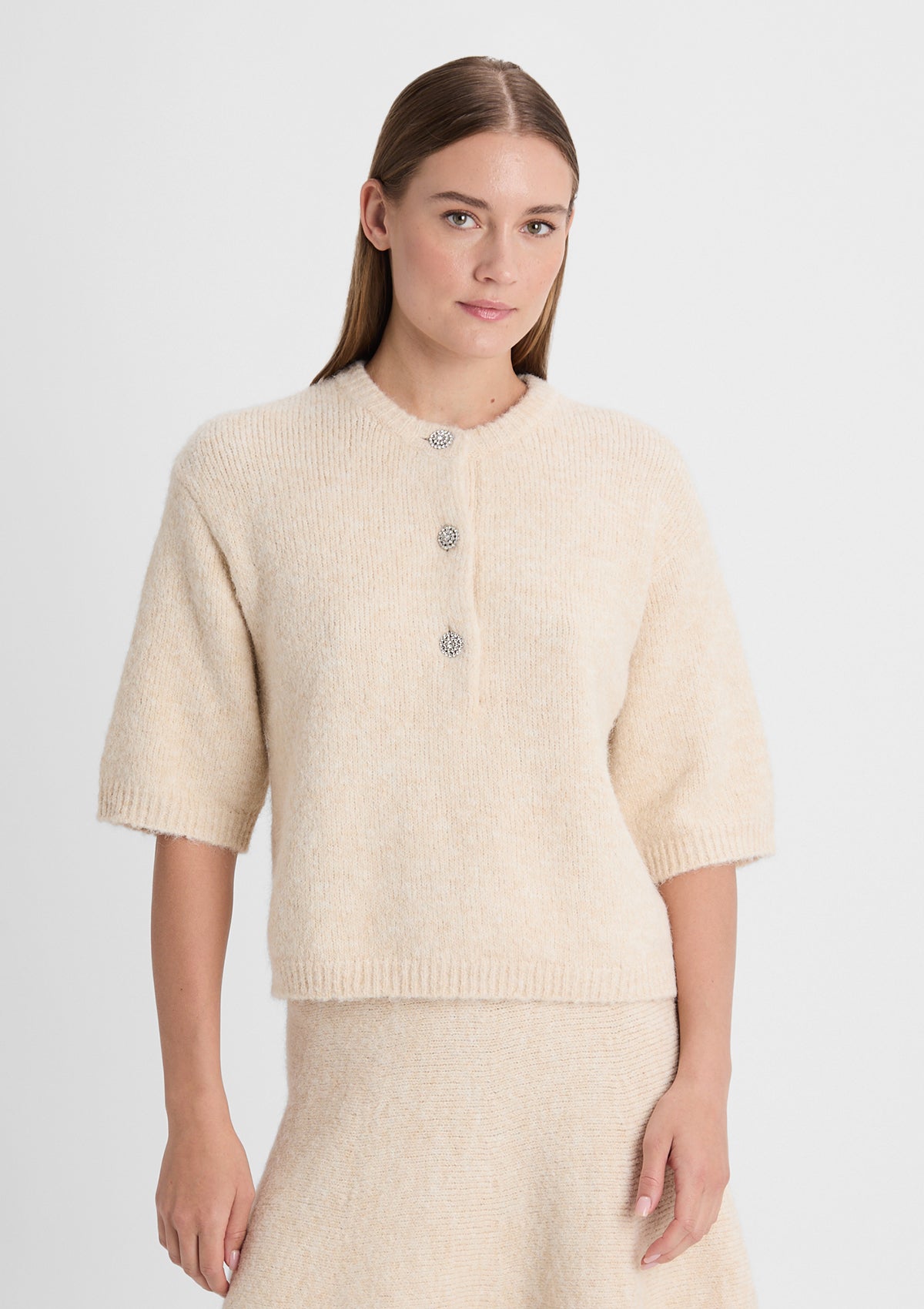 Damen Shirt 'Ester' in beige 34
