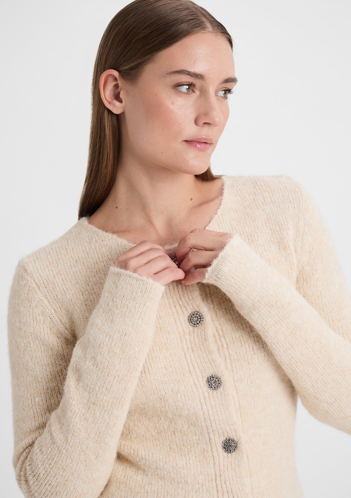 Damen Pullover 'Ester' in beige 34