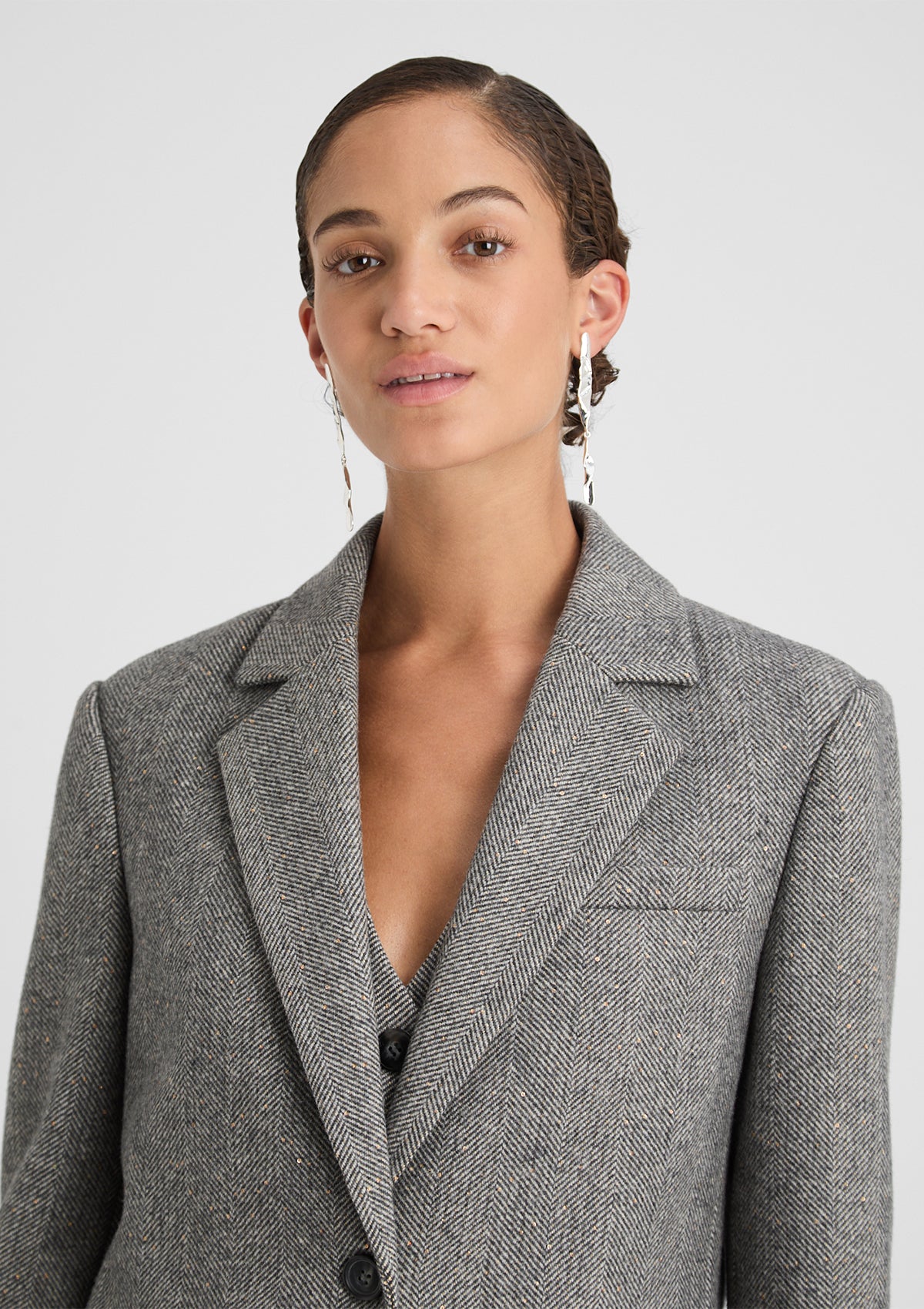 Damen Blazer 'Loretta' in grau 34