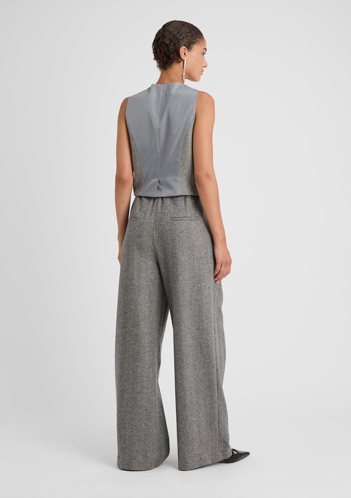 Damen Hose 'Loretta' in grau 34