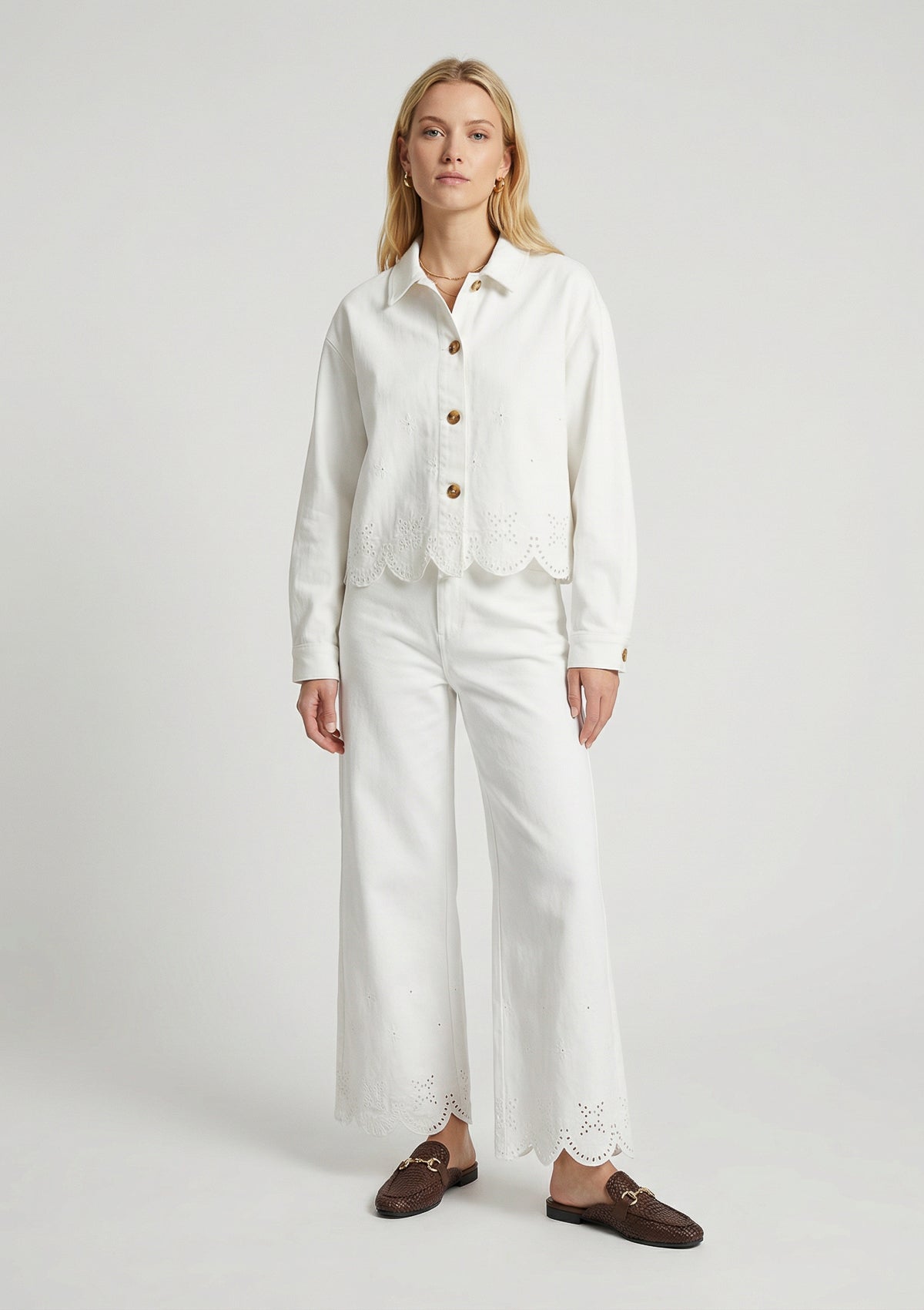 Damen Jacke 'Marietta' weiß 44