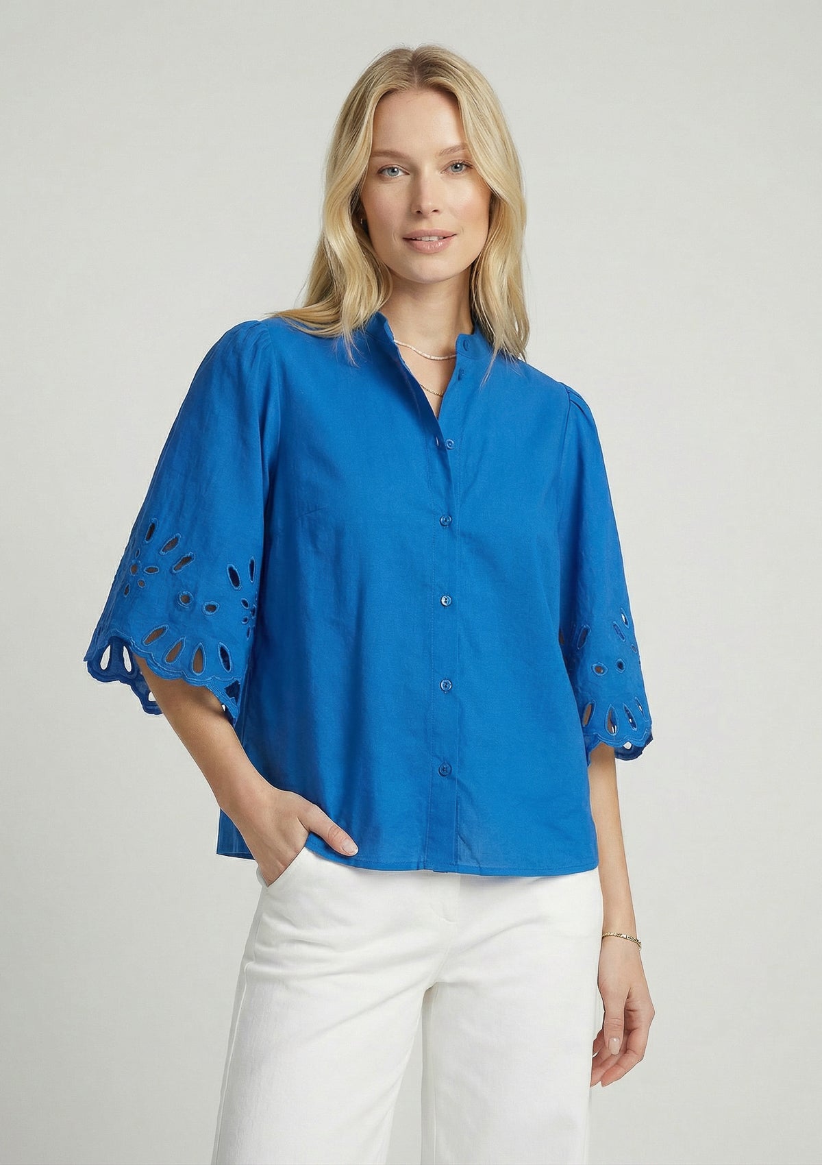 Damen Bluse 'Marika' blau 34