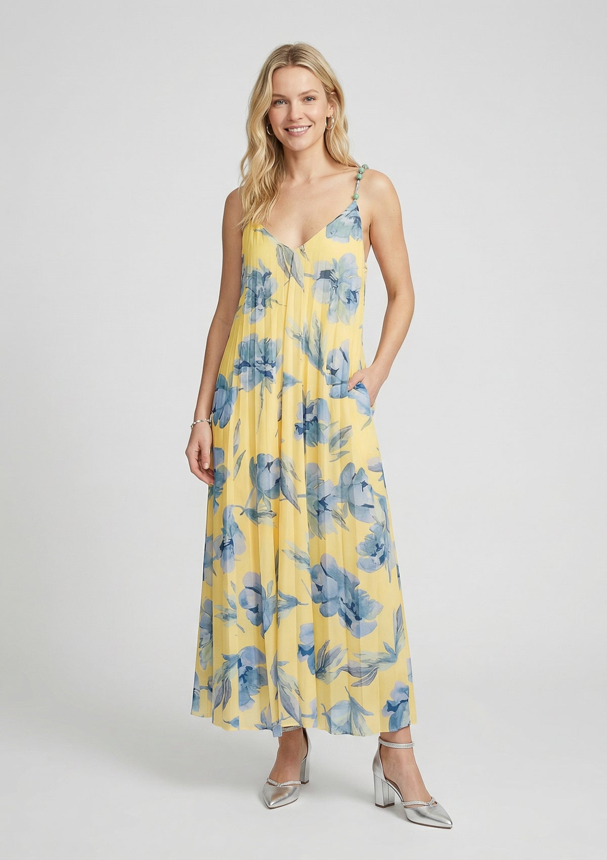 Damen Kleid 'Felicia' gelb 34